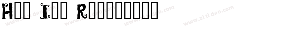 Hey Its Red字体转换